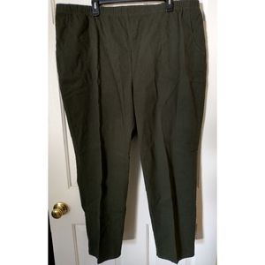 NWT Olive Petite Corduroy Pants Women's Plus Size  26W / 28W